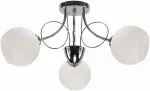 &Scaron;viestuvas lubų Candellux Lighting Fanta 33-62178, E27, 3 x 40 W, balta sp. / sidabro sp.