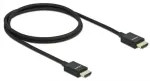 Laidas Delock Koaxiales High Speed HDMI, HDMI, 1 m, juoda sp.