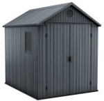 Sodo namelis Keter 6x8, 190 cm x 244 cm x 221 cm, 10245 l, pilka sp.