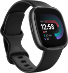 I&scaron;manusis laikrodis Fitbit Versa 4 FB523BKBK, grafito sp.