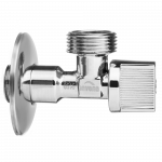 Kampinis ventilis Invena ZW-50-015-L, unitazo bakeliui, skalbimo ma&scaron;inai, 1/2" x 1/2"