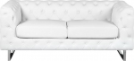 Sofa Beliani Vissland, balta sp./sidabro sp., 172 x 87 cm x 71 cm