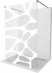 Du&scaron;o sienelė Mexen Kioto Walk-in, 100 cm x 200 cm, brushed gun gray sp./grūdintas