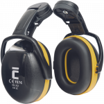 Triuk&scaron;mą slopinančios ausinės, suderinama su &scaron;almu Cerva ED 2C, juoda/geltona, Universalus dydis