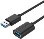 Laidas Unitek USB Male To USB Female USB, USB female, 0.5 m, juoda sp.