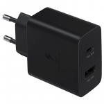 Telefono įkroviklis Samsung EP-TA220NBEGEU, USB Type C/USB Type A, 8.73 cm, juoda sp., 35 W