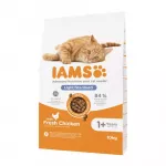 Sausas kačių maistas IAMS For Vitality Sterilized, vi&scaron;tiena, 10 kg