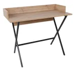 Ra&scaron;omasis stalas Kalune Design Monaco 811MDD3817, 100 cm x 89 cm, 50 cm, ąžuolo sp./juoda sp.