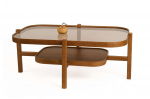 Kavos staliukas Kalune Design Godiva, rie&scaron;uto sp., 70 cm x 110 cm x 48 cm