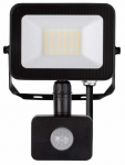 Prožektorius su judesio davikliu, tvirtinamas prie sienos GTV Vilmar GT-VILM20W-PIR-40, 20 W, 1800 lm, 4000 &deg;K, IP65, juoda sp.