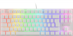 Laidinė žaidimų klaviatūra Genesis Thor 303 TKL RGB White Outemu Brown, EN, balta