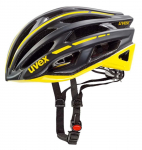 Dviratininkų &scaron;almas vaikams Uvex 5 Race, juodas/geltonas, 52-56 cm