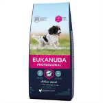 Sausas &scaron;unų maistas Eukanuba Adult Medium, vi&scaron;tiena, 18 kg