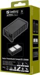Ne&scaron;iojamas įkroviklis (Power bank) Sandberg Solar Powerbank CampLED 20000, 20000 mAh, 22.5 W, juoda sp.