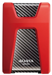 Kietasis diskas Adata HD650, HDD, 2 TB, raudona sp.