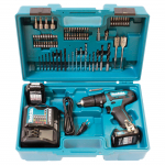 Smūginis gręžtuvas su akumuliatoriumi Makita HP333DSAX1, 12 V, 2 Ah
