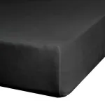 Paklodė Design 91 Jersey D91, juoda sp., 160 x 200 cm, su guma