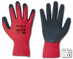 Darbo pir&scaron;tinės pir&scaron;tuotos Bradas Perfect Grip, raudona, 11, 6 vnt.