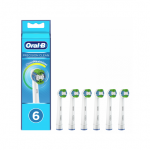 Elektrinio dantų &scaron;epetėlio galvutė Oral-B EB20-6 Precision Clean, balta sp., 6 vnt.