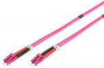 Kabelis Digitus Fiber Optic Multimode Patchcord DK-2533-10-4 LC, LC, 10 m, rožinė sp.