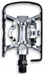 Pedalas RFR Standard & Klick 14222, metalas, sidabro/juoda, 2 vnt.