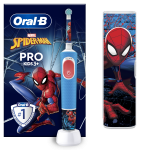 Elektrinis dantų &scaron;epetėlis Oral-B Pro Kids 3+ Spiderman, mėlyna sp./balta sp./raudona sp.