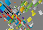 Fototapetas Artgeist Color Puzzle, 70 cm x 70 cm