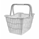 Krep&scaron;ys, transportavimui, su rankenomis Keeeper Alma, 15 l, pilka, 40 x 29 x 22.5 cm