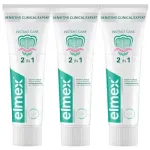Dantų pastų rinkinys Elmex Sensitive Clinical Expert Instant Care Trio, 75 ml, 3 vnt.