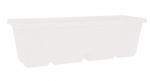 Gėlių vazonas Domoletti TBTISB60-110, plastikinis, 60 cm x 17 cm, &Oslash; 60 cm, balta sp.