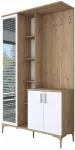 Prie&scaron;kambario spinta Kalune Design EA109, balta sp., 37.5 cm x 120 cm x 198.6 cm