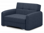 Sofa-lova Laine 1, mėlyna sp., 109 x 102 cm x 84 cm