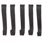 Kabliukas Kuchinox EKH_710A, 72 mm, juoda
