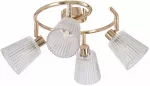 &Scaron;viestuvas lubų Candellux Lighting Baron 98-54999, G9, 4 x 40 W, skaidri sp. / aukso sp.