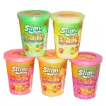 I&scaron;manusis plastilinas Slimy Fruity 33711, (spalva/dizainas parenkami atsitiktine tvarka), 80 g