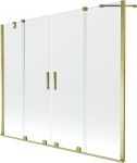 Vonios sienelė Mexen Velar Duo II, 180 cm x 150 cm, aukso sp./grūdintas