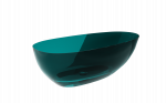 Vonia, laisvai pastatoma Besco Xara Ocean Breeze, 160 cm x 75 cm x 55 cm, juoda sp./žalia sp.