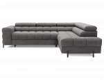 Kampinė sofa - lova Ferucce, pilka sp., de&scaron;ininė, 200 x 276 cm x 93 cm