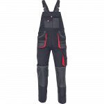 Darbinis puskombinezonis vyrams Fridrich & Fridrich Hans, antracito sp./juoda sp., 48 dydis