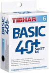 Stalo teniso kamuoliukas Tibhar Basic 40+ SYNTT NG, 40 mm, 6 vnt.