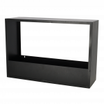 Pakabinamas gėlių vazonas 4IQ, metalas, 58 cm x 18 cm, juoda sp.