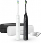 Elektrinis dantų &scaron;epetėlis, rinkinys Philips Sonicare 5500 HX7119/02, balta sp./juoda sp.
