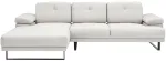 Kampinė sofa Hanah Home Mustang Small, &scaron;viesiai ruda sp., kairinė, 174 x 274 cm x 83 cm