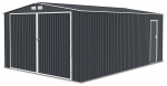 Sodo sandėliukas Kingston, 540 cm x 380 cm x 232 cm, pilka sp.