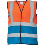 Liemenė universalus Cerva Lynx Duo HV, mėlyna/oranžinė, S dydis