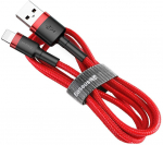 Laidas Baseus CALKLF-R09, USB/Apple Lightning, 3000 cm, raudona sp.