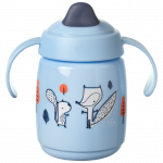 Puodelis su snapeliu Tommee Tippee Sippee Love You to The Moon And Back, 300 ml, 7 mėn., plastikas/silikonas, mėlyna sp.