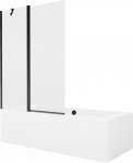 Vonia, su sienele su sienele, laisvai pastatoma Mexen Cube, 170 cm x 80 cm x 39 cm, stačiakampis, balta