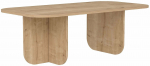 Kavos staliukas Kalune Design Becaj, oak, 60 cm x 120 cm x 41.4 cm