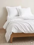 Patalynės užvalkalų komplektas Homla Basic Milo 245229, balta sp., 70 x 80 cm, 160 x 200 cm, 3 d.